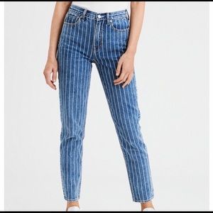 Striped American Eagle Jeans